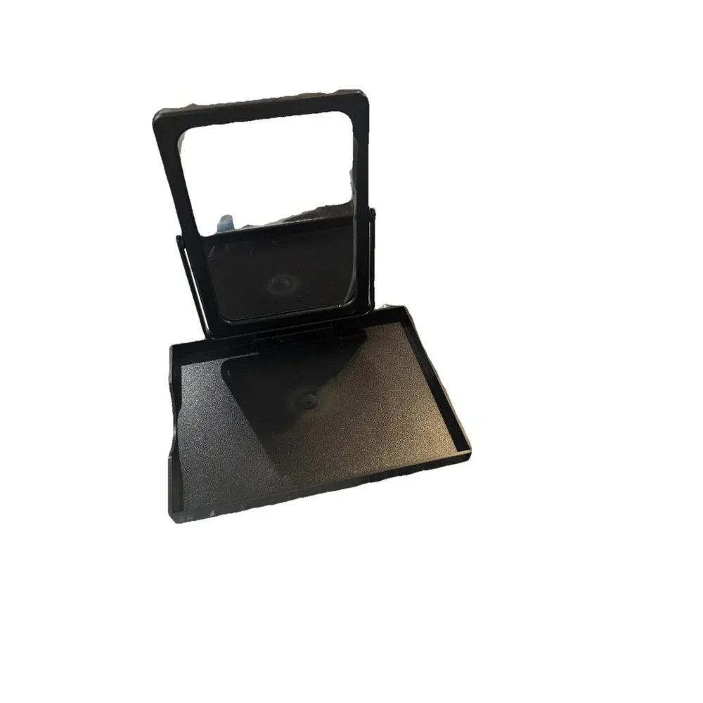 Mary Kay Black Mirror Foldable Standing Travel Mirror with Tray NEW